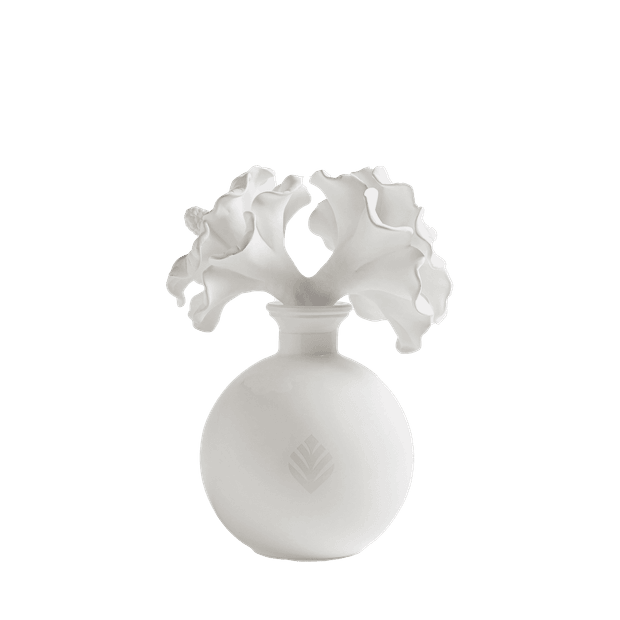Difusor Porcelana Flor Branco Chá Branco 250ml
