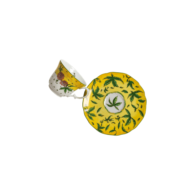Xícara de Café Flor de Maracujá