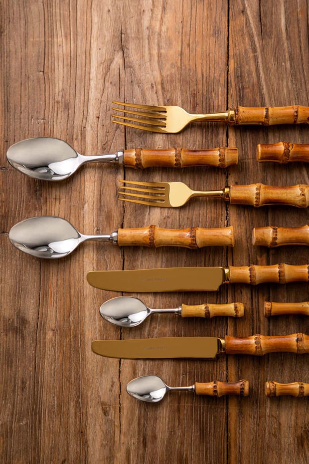 Set Talher de Mesa Angra Dourado 8 Peças