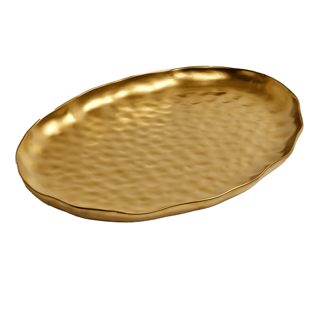 Travessa Oval Mediterrâneo Ouro GG