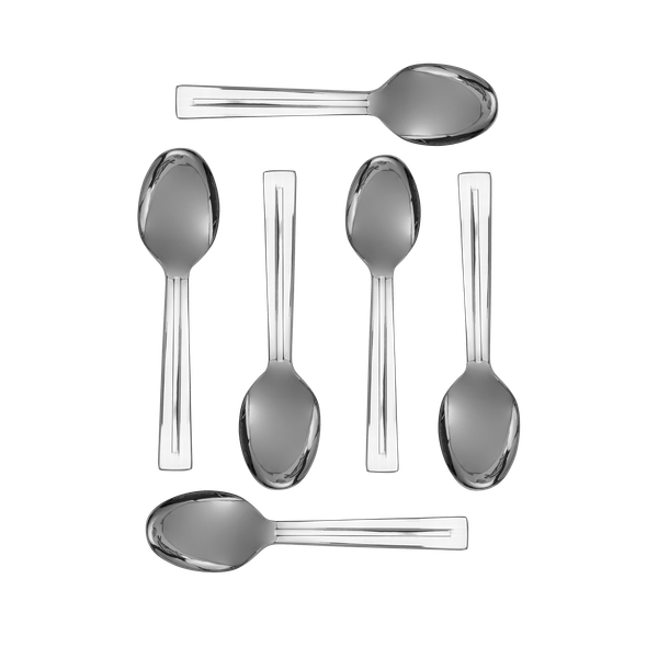 set-colheres-de-cha-metropole-prata-6-pecas