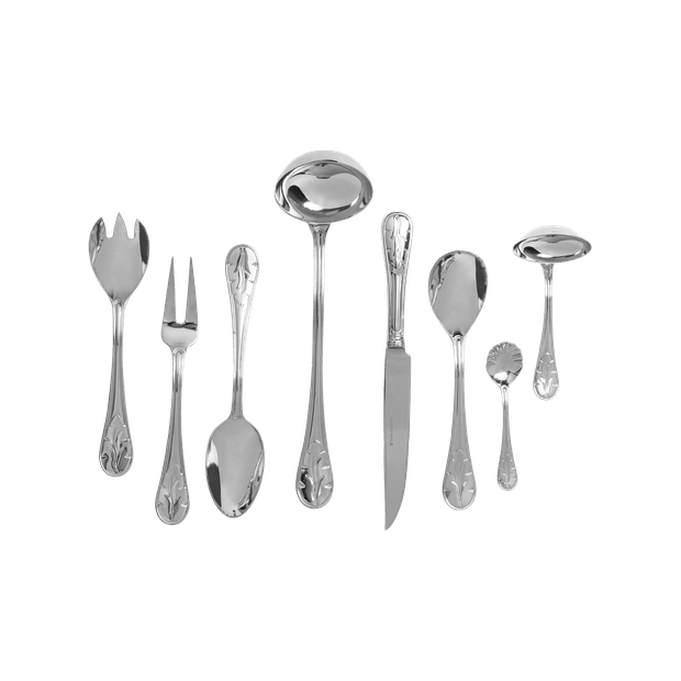 Set Talheres de Servir Tania Bulhões Inox 8 Peças